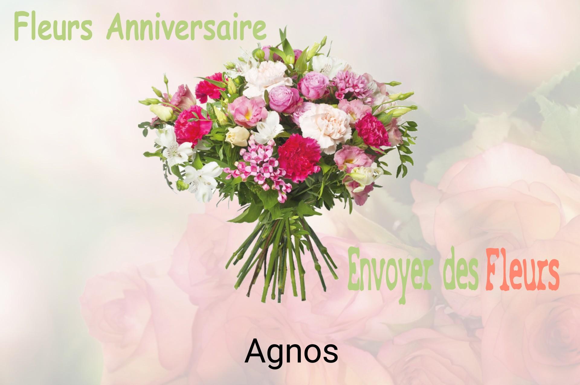 Bouquet de fleurs d’anniversaire livré à Agnos